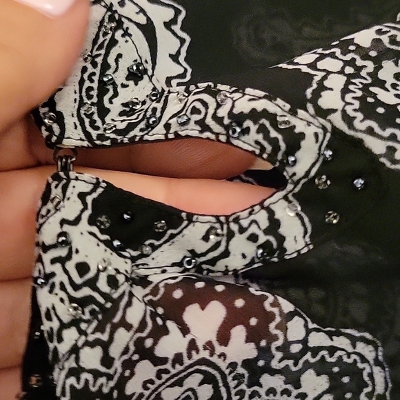 Style & Co Embellished Sheer Tunic - Picture 3 of 8